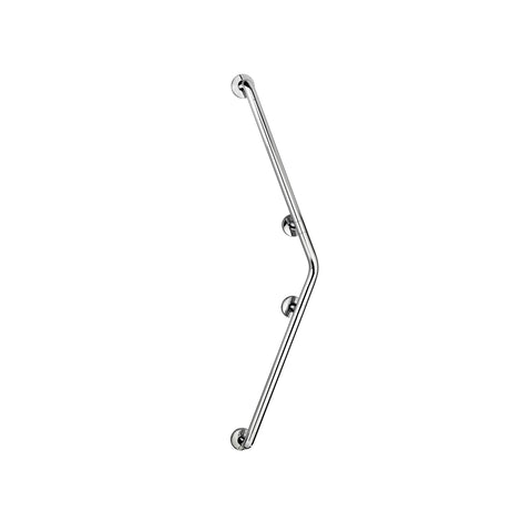 135° Chrome Grab Bar 67x67cm