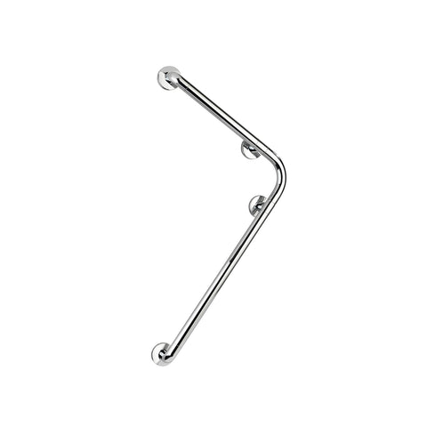 90° chrome-plated support grab bar 55,5x78cm