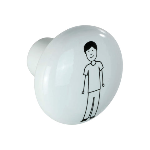 Modern wall hook D. 6x5cm