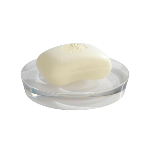 Tropic White Polyresin Soap Dish