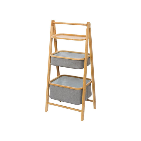 Bahari Laundry Shelf with 2 Baskets