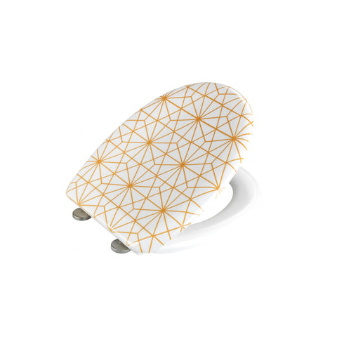 Chara soft-close folding toilet seat
