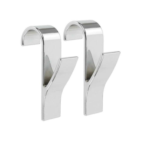 Set of 2 Chrome Towel Warmer Hooks