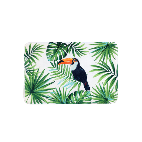 Tucano non-slip bath mat – exotic design 45x70 cm