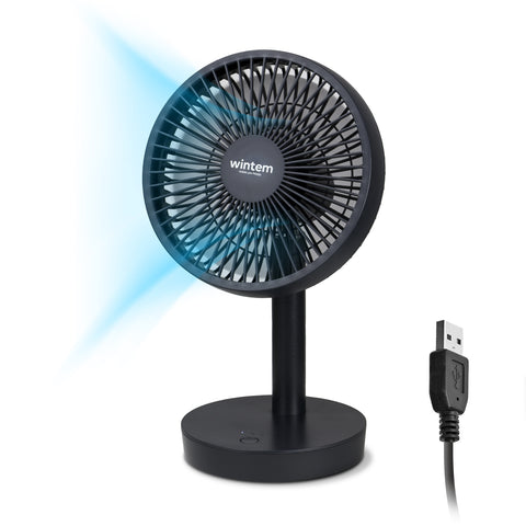 Rechargeable table fan with 4 speeds