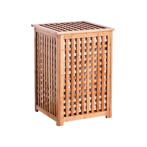Bamboo plywood laundry basket