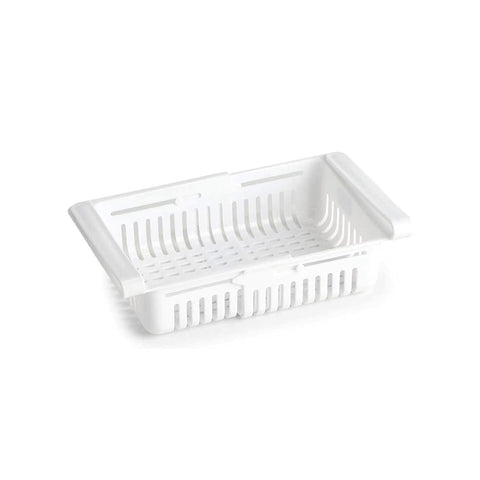 Plastic pull-out refrigerator container