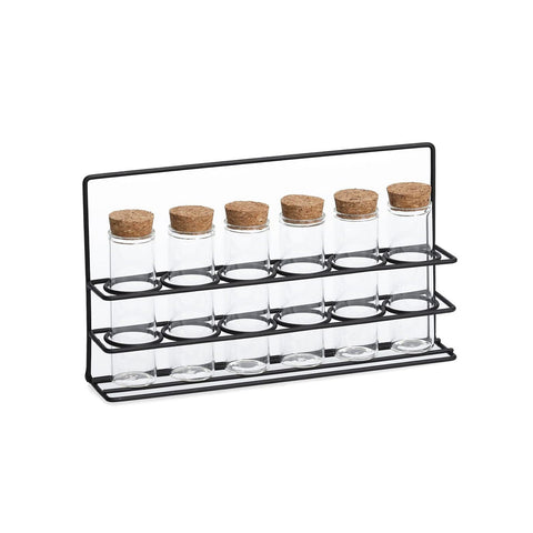 Organizer with 7 spice tubes 55ml