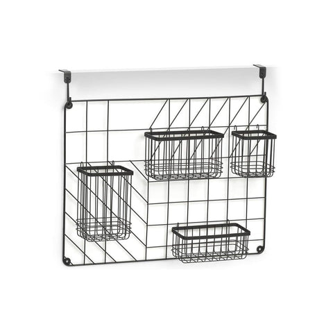 Wall organizer with 5 baskets 46x12x60.3