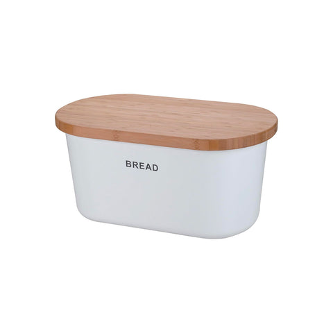 Wooden Bread Bin with Lid 36x20x14,5cm