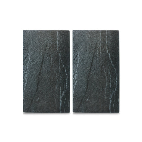 Set of 2 Slate Hob Cover Plates