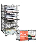 avilia home scaffale modulare a rete 4 ripiani organizer multiuso e resistente ean 8056819052879