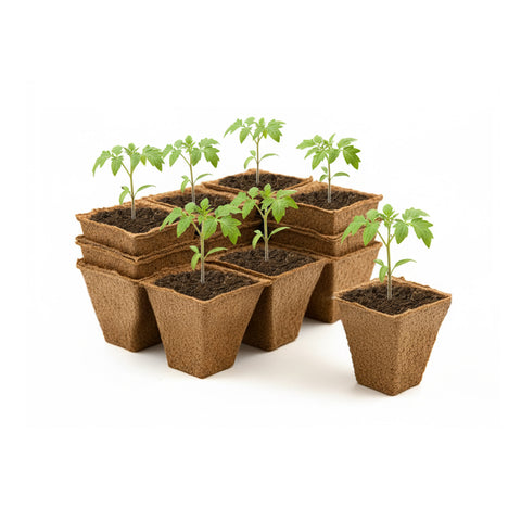 Biodegradable Peat Pots for Sowing and Transplanting – Set of 120