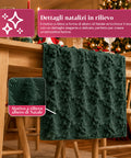 saint joy runner natalizio 33x180 cm con alberi in rilievo rosso o verde ean 8050043128317
