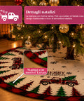 saint joy copri base albero di natale a120 cm in peluche 4 fantasie ean 8050043128331