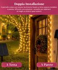 saint joy luci natalizie da esterno solari con telecomando 4 lunghezze ean 8050043128454