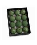 saint joy palline di natale set 12 pezzi a8 cm stile antico 2 colori ean 8050043128263