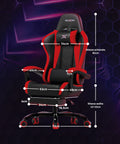nexor sedia gaming reclinabile con poggiapiedi estraibile cuscino lombare e poggiatesta ean 8052879011771