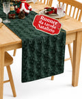saint joy runner natalizio 33x180 cm con alberi in rilievo rosso o verde ean 8050043128317
