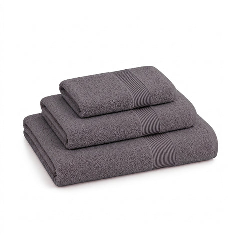 saint joy set 3 asciugamani in 100 cotone tris bagno con telo 90x140 asciugamano 60x100 e ospite 40x60 cm morbidi e assorbenti 6 colori ean 8056819080124