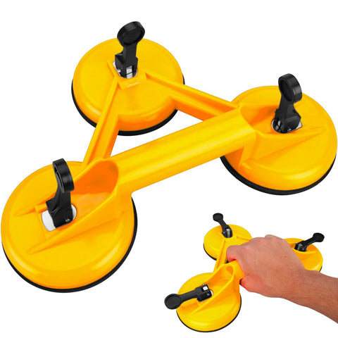 Triple suction cup, supports up to 75kg