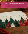 saint joy tovagliette natalizie set 4 pezzi 30x45 cm 2 fantasie ean 8050043128089