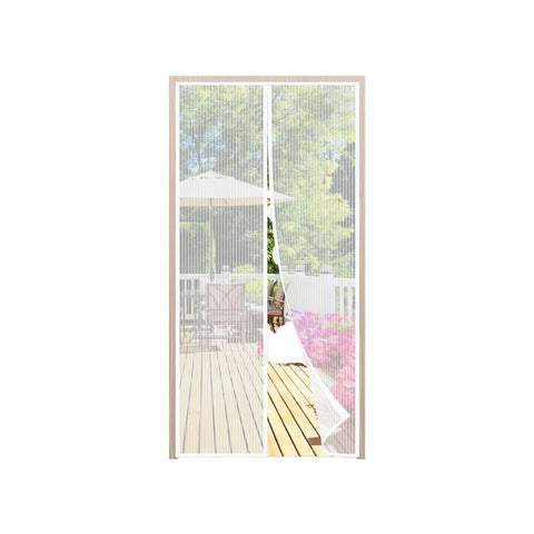 Magnetic Fly Screen with Closure 240x140 cm for Doors, Balconies and Terraces