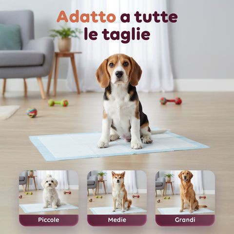 puppy lovers tappetini igienici essential 6090 set vari formati con adesivi ean 8054806950870