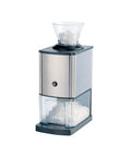 Tritaghiaccio elettrico DCG in acciaio inox 60-80W con contenitore trasparente, capacità 12 kg/h, design professionale per bar e cucina