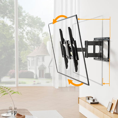 Full-Motion Wall-Mount TV Bracket for 37 to 70 Inches