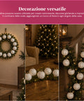 saint joy palline di natale set 12 pezzi a8 cm stile antico 2 colori ean 8050043128263