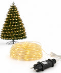 saint joy tubo luminoso led 10 m con 180 led bianco caldo e 8 giochi di luce ean 8050043128553