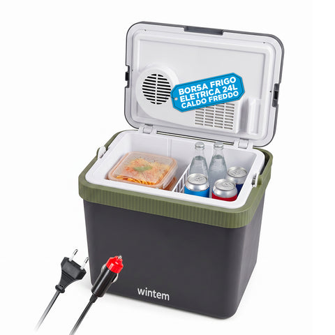 24L Electric Cooler Bag, Hot/Cold - Cools down to -18°C below ambient temperature and heats up to 65°C (40/50W)