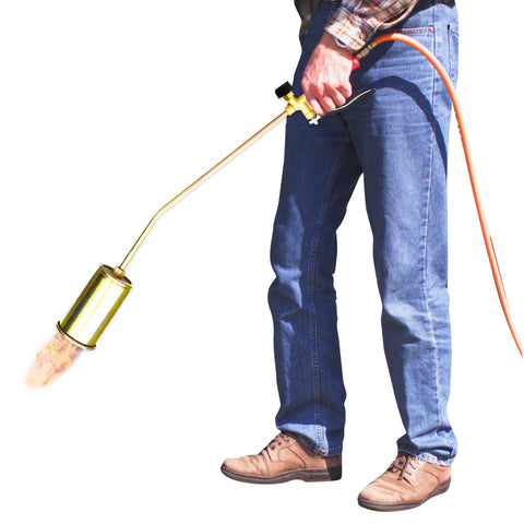 70 cm Gas Torch with ø60 mm Burner and Quick-Release Lever for Professional Use