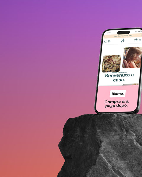Shop with Klarna, pay at your own pace.