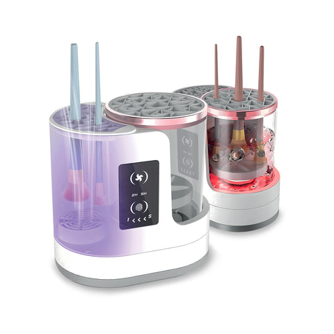 3-in-1 Electric Automatic Brush Cleaner with Washing and Drying