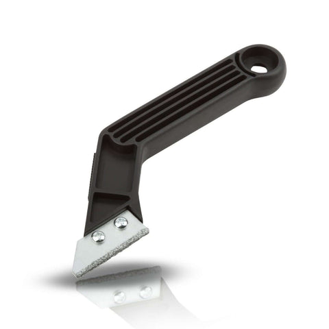 Grout Scraper with Angled Head and Ergonomic Handle