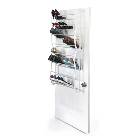 Shoe Rack for 24 Pairs of Shoes on a Door