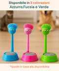 Set Pulizia Ciotole per Animali con Spazzola Gatto e Spugna Abrasiva