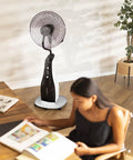Ventilatore Nebulizzatore a Colonna 90W 3L, 5 Pale, Timer Regolabile Bianco -DCG-Ean-8052780961295