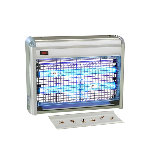 30W Electric Mosquito Killer with On/Off Button, Removable Tray, and Dual Uv Tube