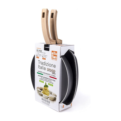 28cm Griddle and Sauté Pan Set Tradizione Italia