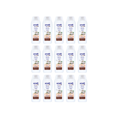 Set of 15 Coconut-Based Body Lotion Bottles 500ml