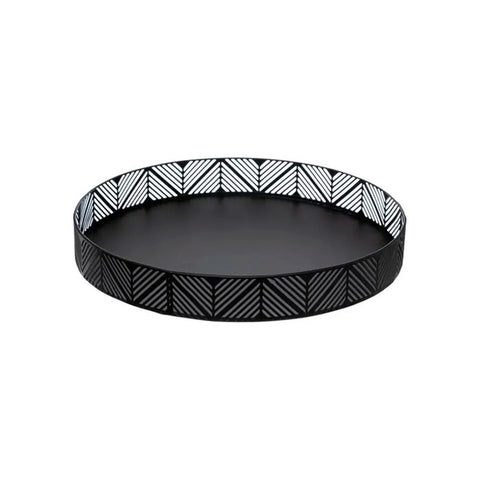 Round Metal Catchall Basket 30cm