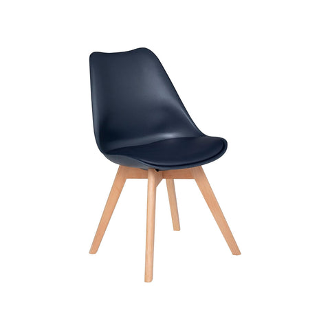 Dining Chair with Beech Wood Legs