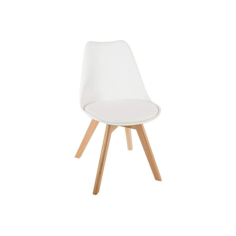 Dining Chair with Beech Wood Legs