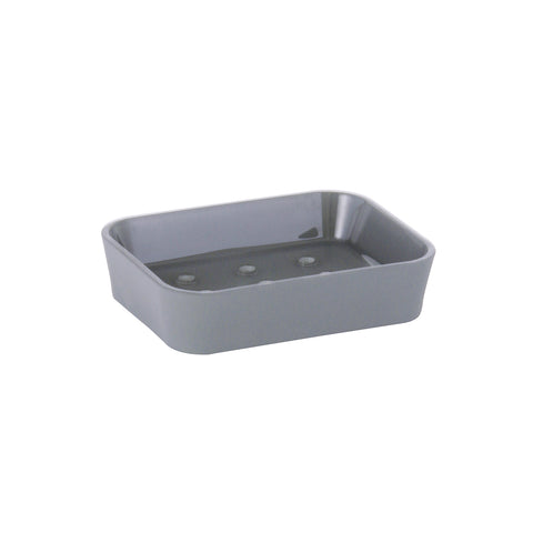 Lena Anthracite Bathroom Soap Dish