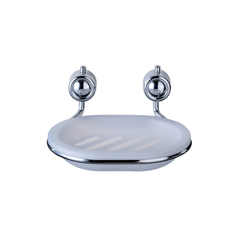 Atlantik White Wall-Mounted Soap Dish