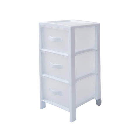 Futura Slim White 3-Drawer Chest