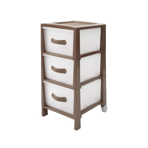 Futura Slim Moka 3-Drawer Chest